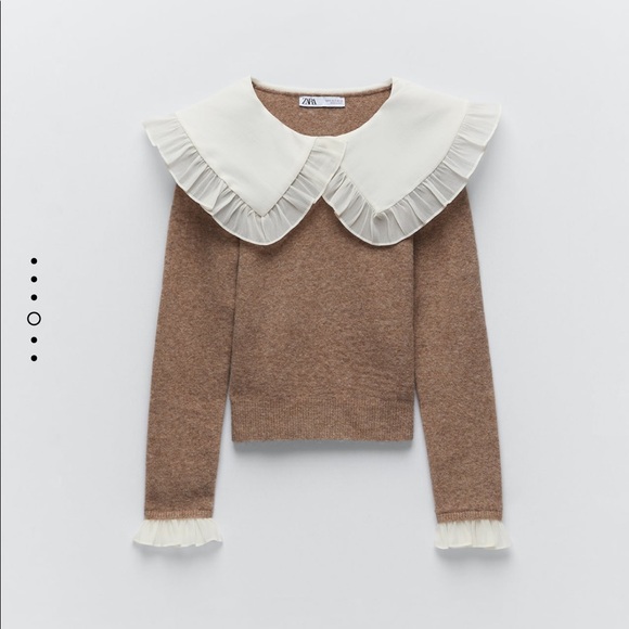 Zara combination knit sweater - Picture 9 of 10